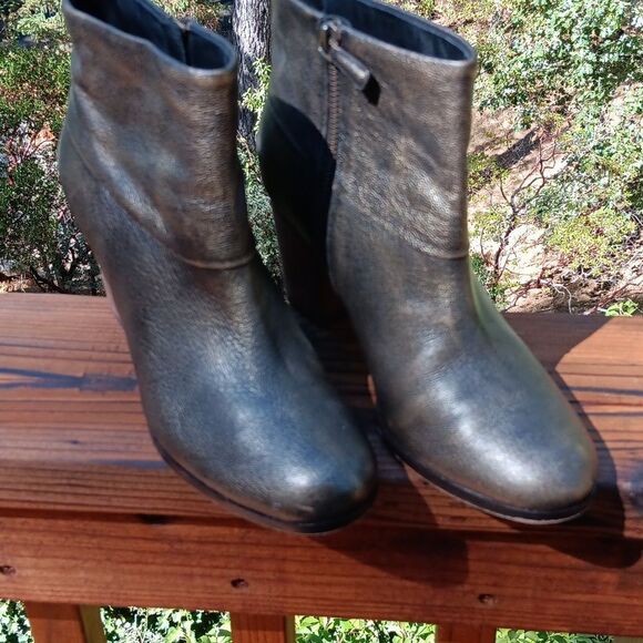 Cole Haan Black Brush Off Metallic Cassidy Bootie - Picture 3 of 16